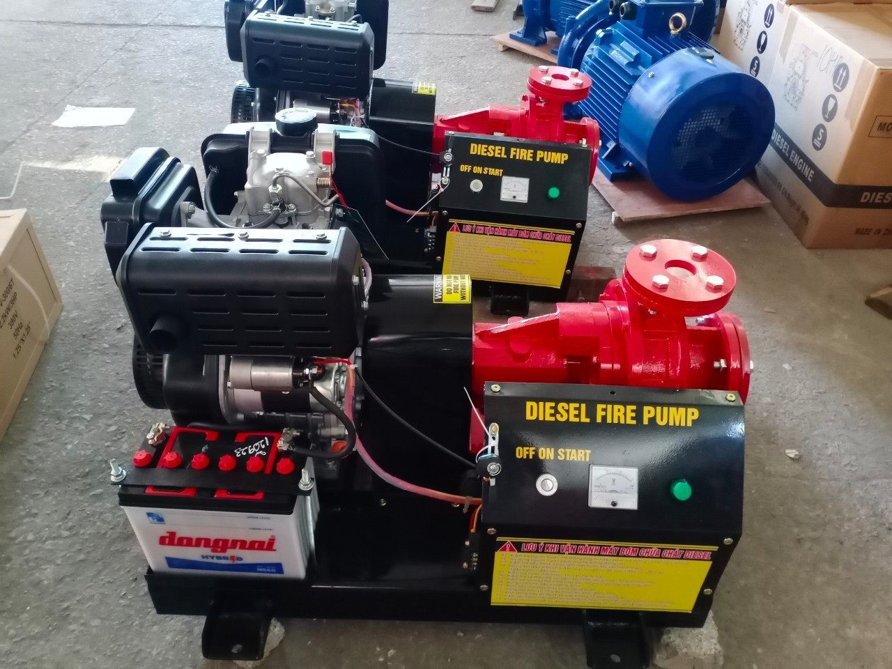 Máy bơm động cơ Diesel xách tay 7.5kW